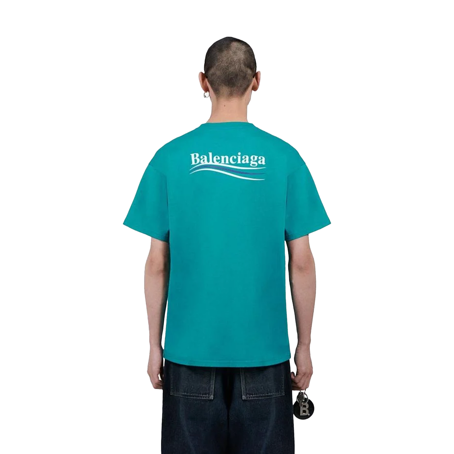 Balenciaga Political Campaign Tee Green (SS23)