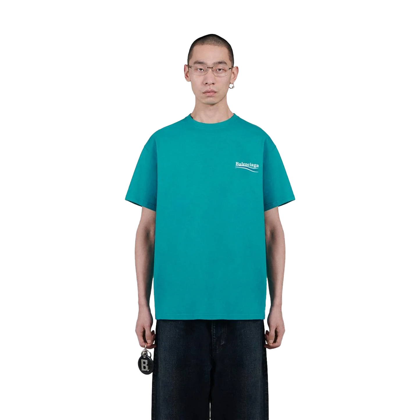 Balenciaga Political Campaign Tee Green (SS23)