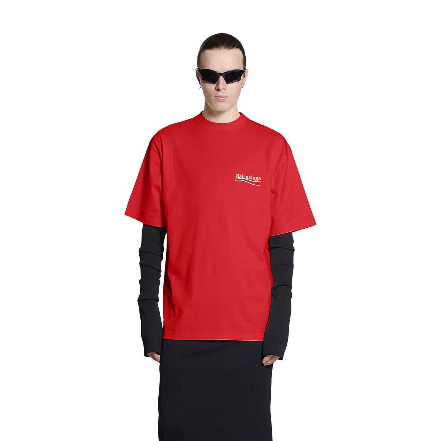 Balenciaga Political Campaign Tee Red (SS23)