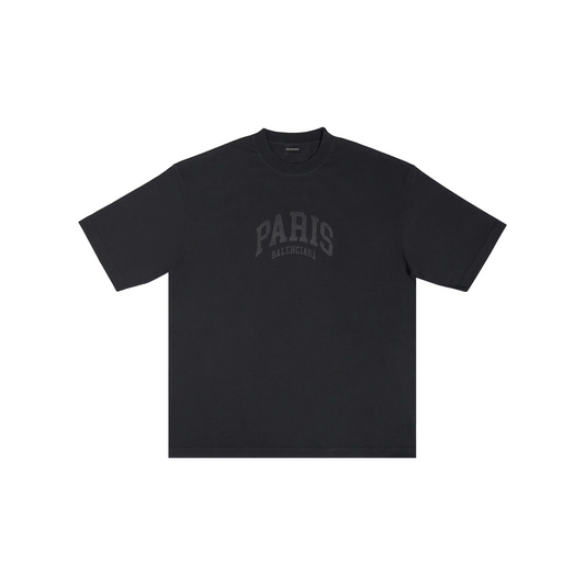 Balenciaga Paris Logo Tee Black (SS23)