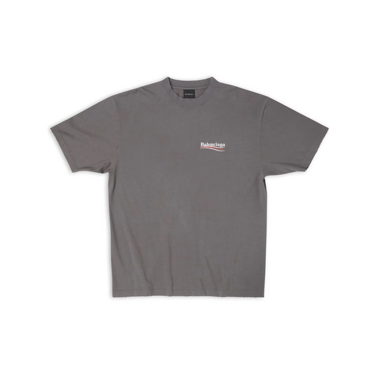 BALENCIAGA Political Campaign Tee Grey (SS23)