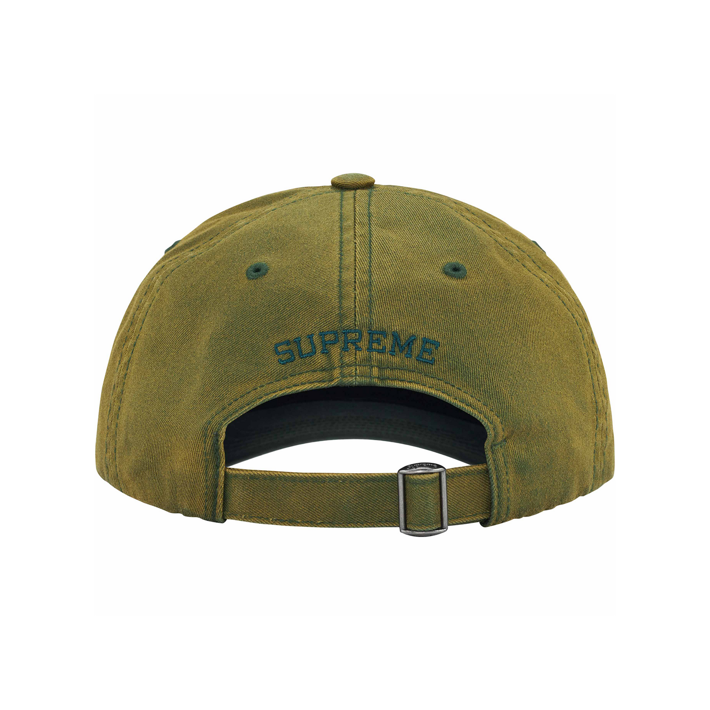 Supreme Bleached Chino 6-Panel Cap Green (FW24)