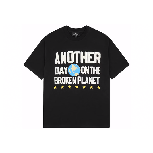 Broken Planet Another Day Tee Midnight Black (FW24)