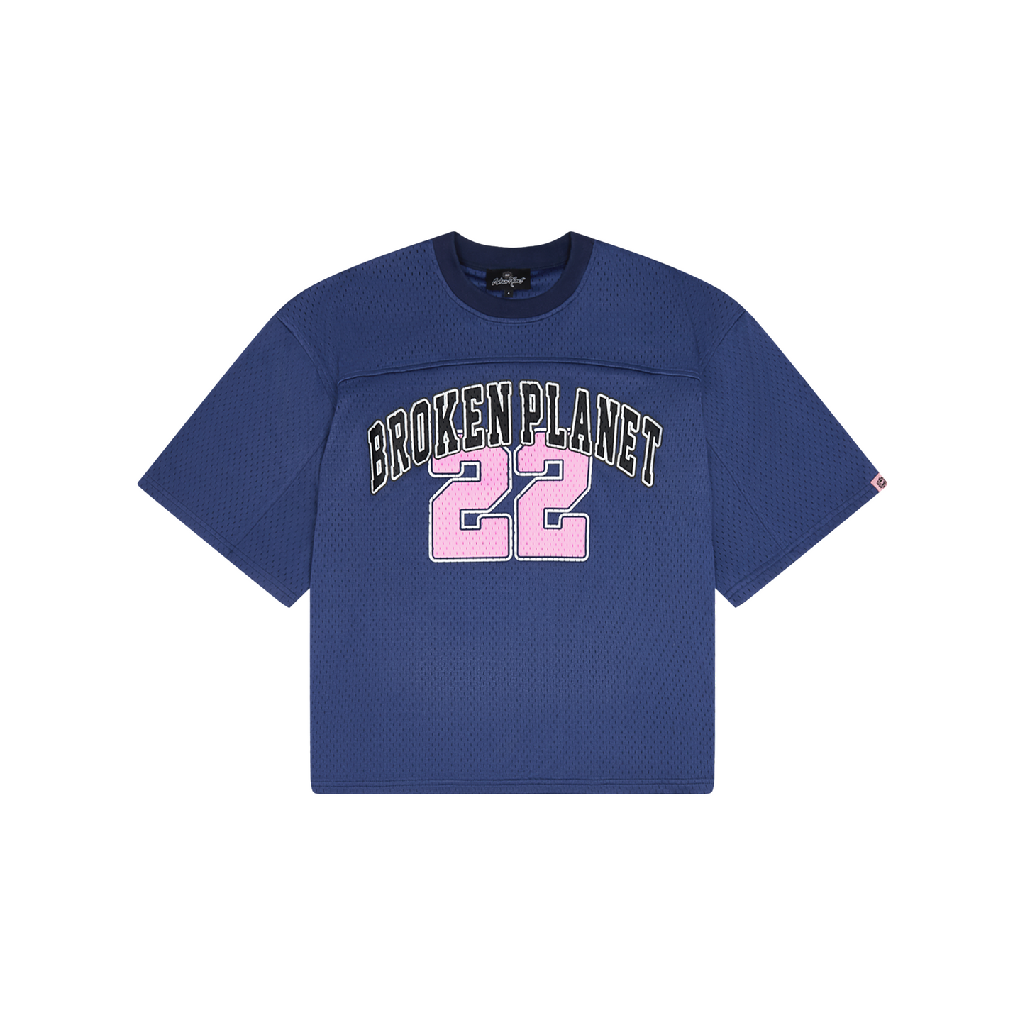 Broken Planet Double Layer Mesh Jersey Tee Space Blue (FW24)