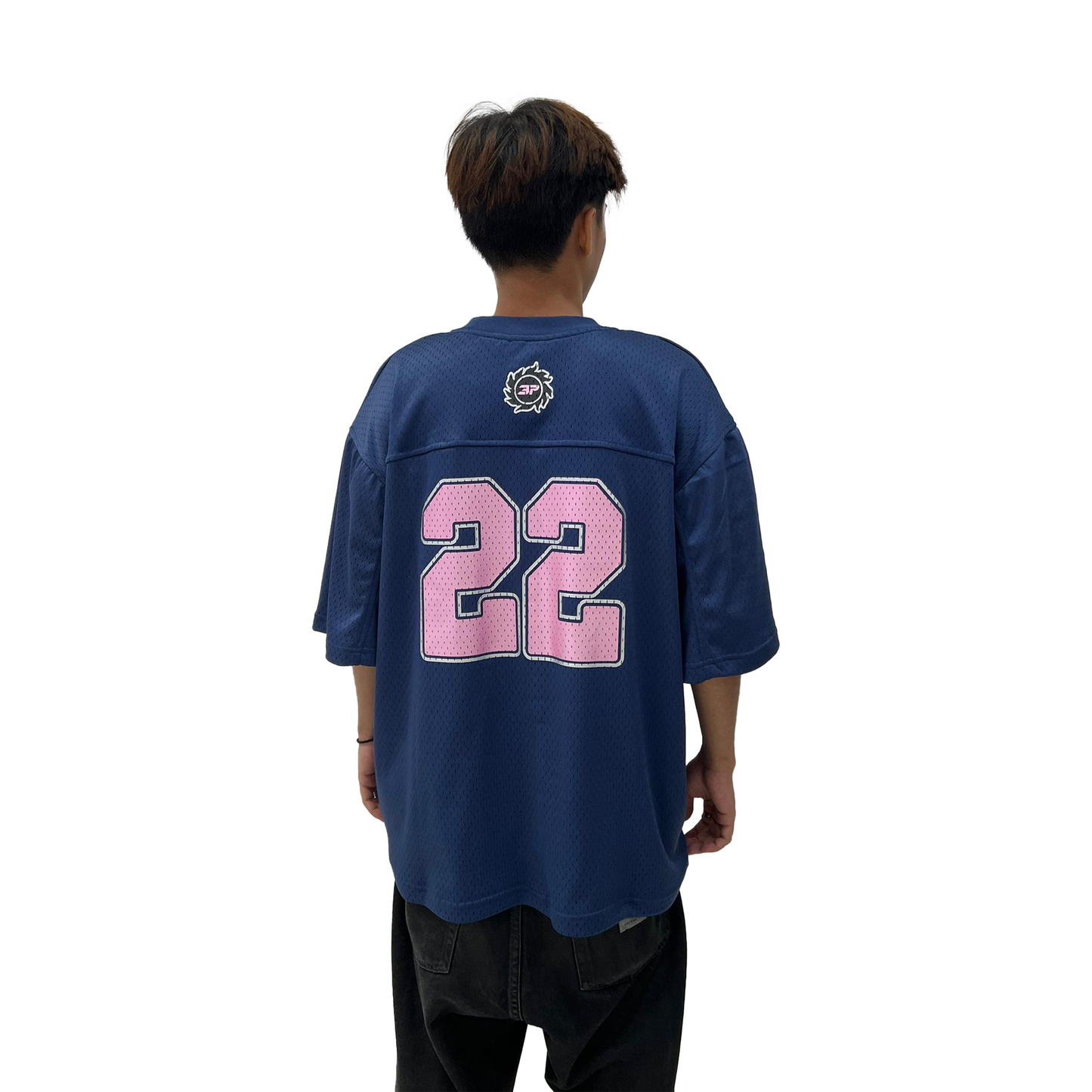 Broken Planet Double Layer Mesh Jersey Tee Space Blue (FW24)