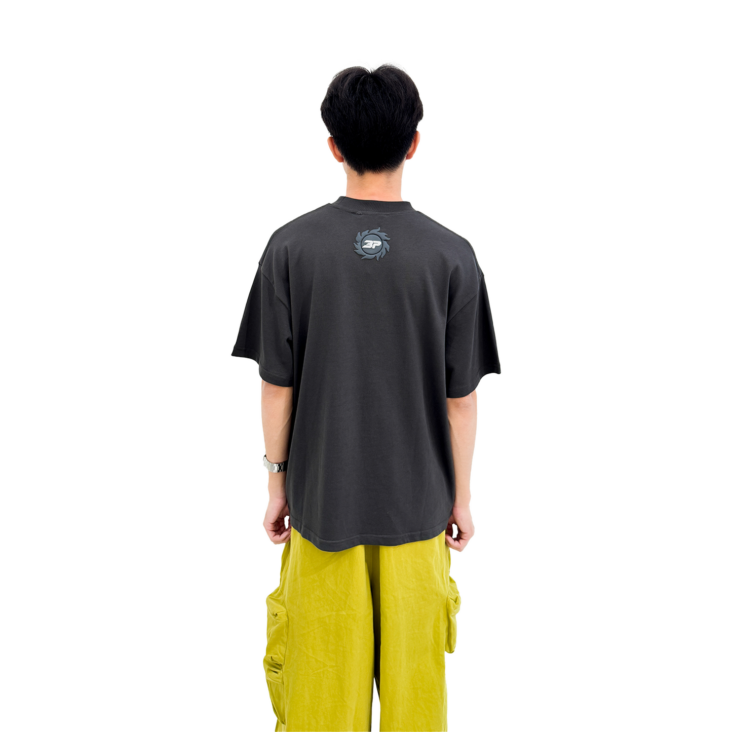 Broken Planet Falling Stars Tee Soot Black (SS24)