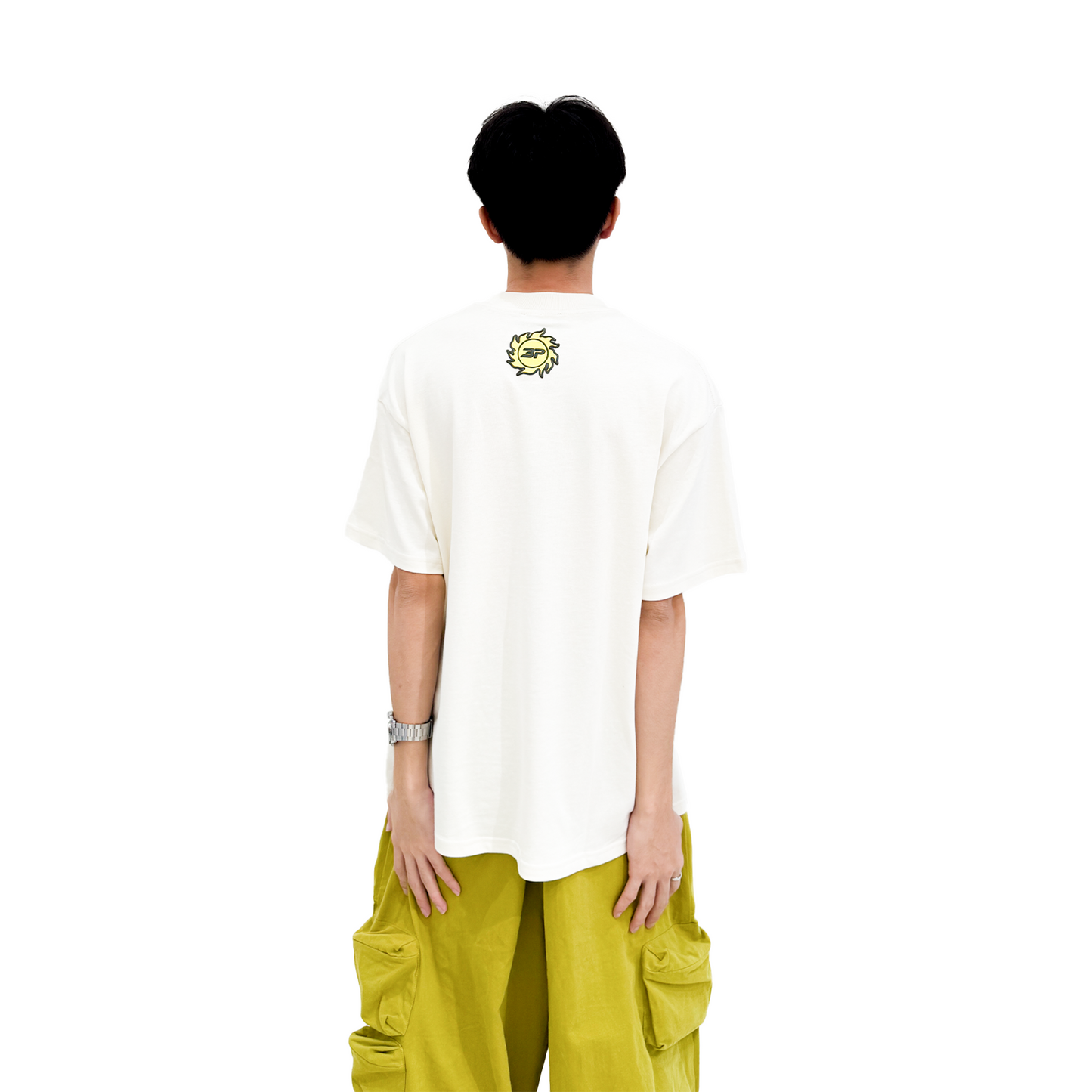 Broken Planet Foot On The Gas Tee Vanilla White (SS24)