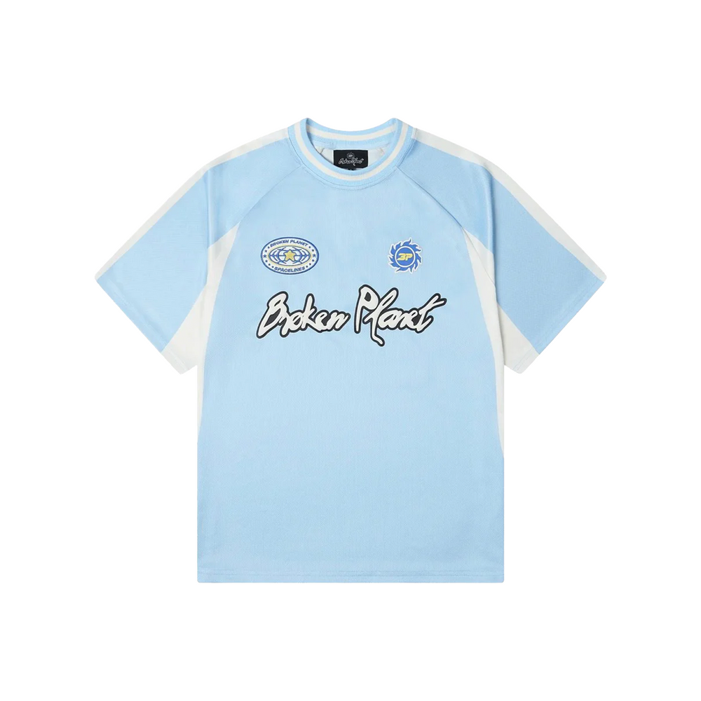 Broken Planet Football Jersey Tee Light Blue (SS24) – STEALPLUG KL Broken Planet Football Jersey Tee Light Blue (SS24) – STEALPLUG KL