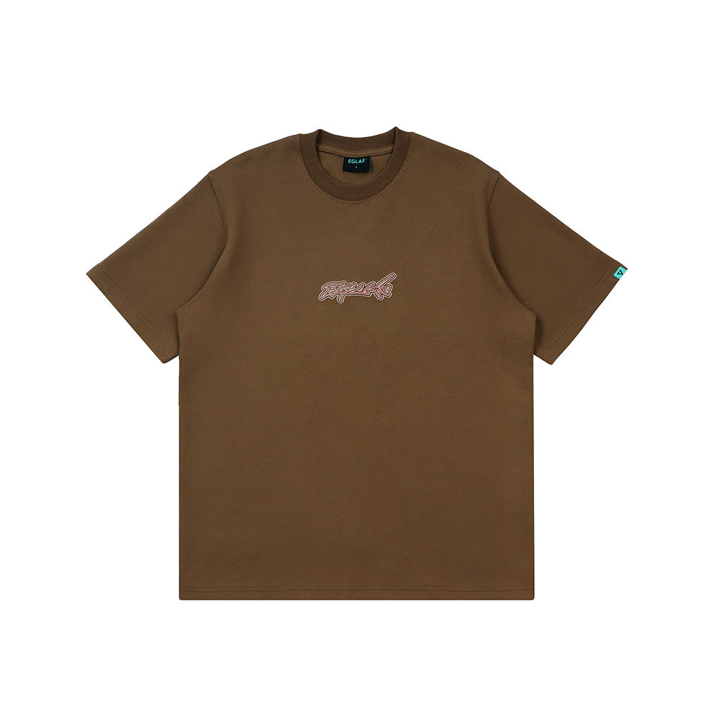 EGLAF Serpent Logo Tee Kahki (SS25)