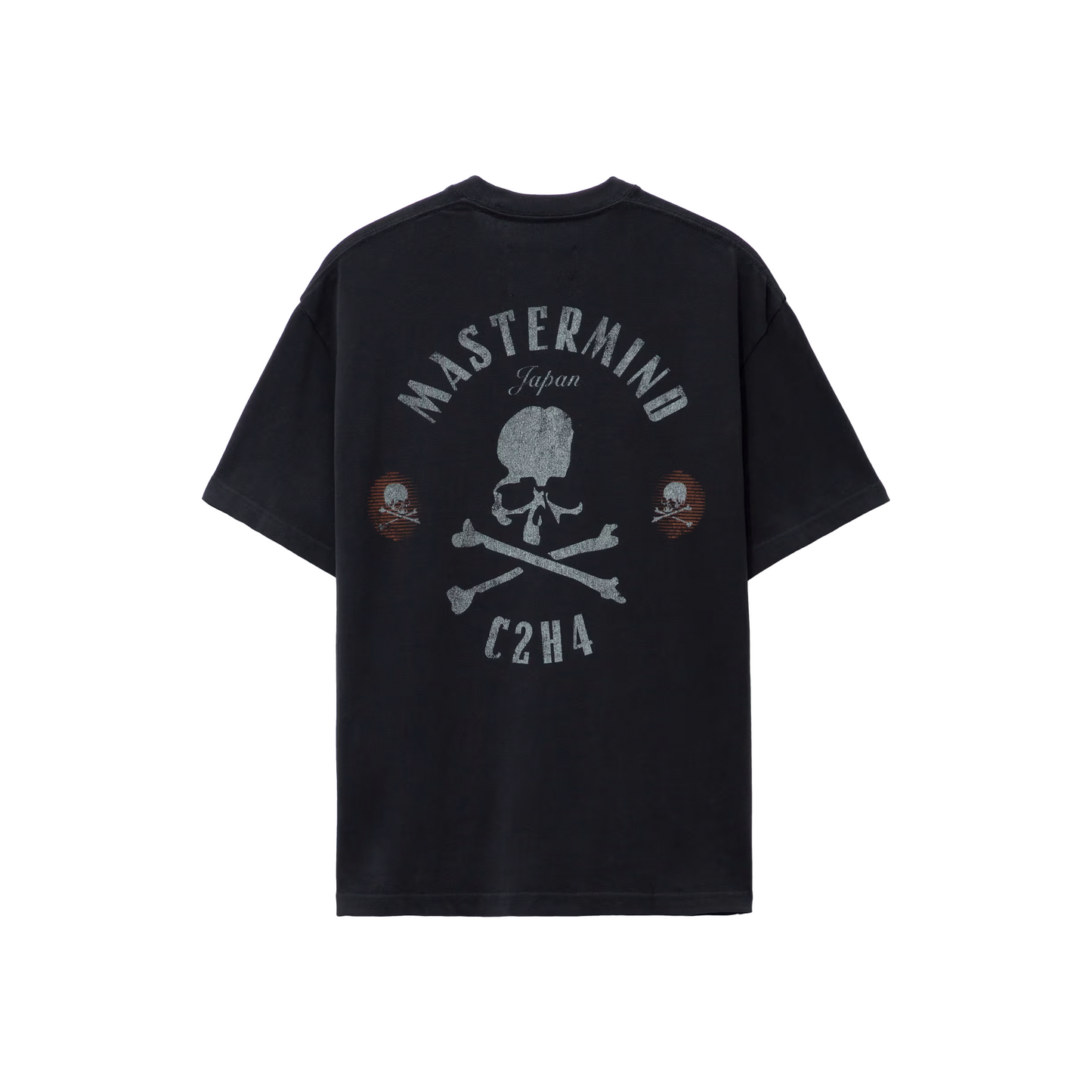 MASTERMIND JAPAN x C2H4  Logo Tee Graphite Black (FW23)