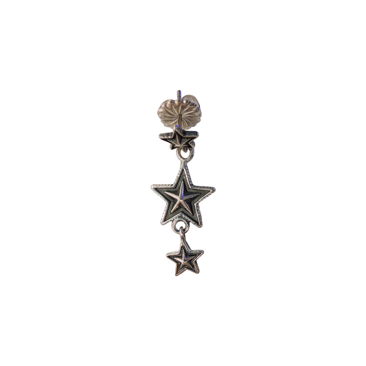 CODY SANDERSON 3 Star Dangling Earring Silver (SS25)