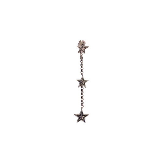 CODY SANDERSON Large 3 Stud Pierced Earring Silver (SS25)