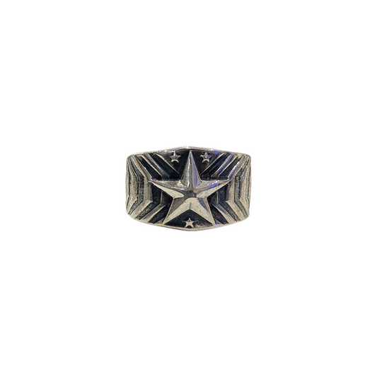 CODY SANDERSON Mount Fuji Gear Star Ring Silver (SS25)