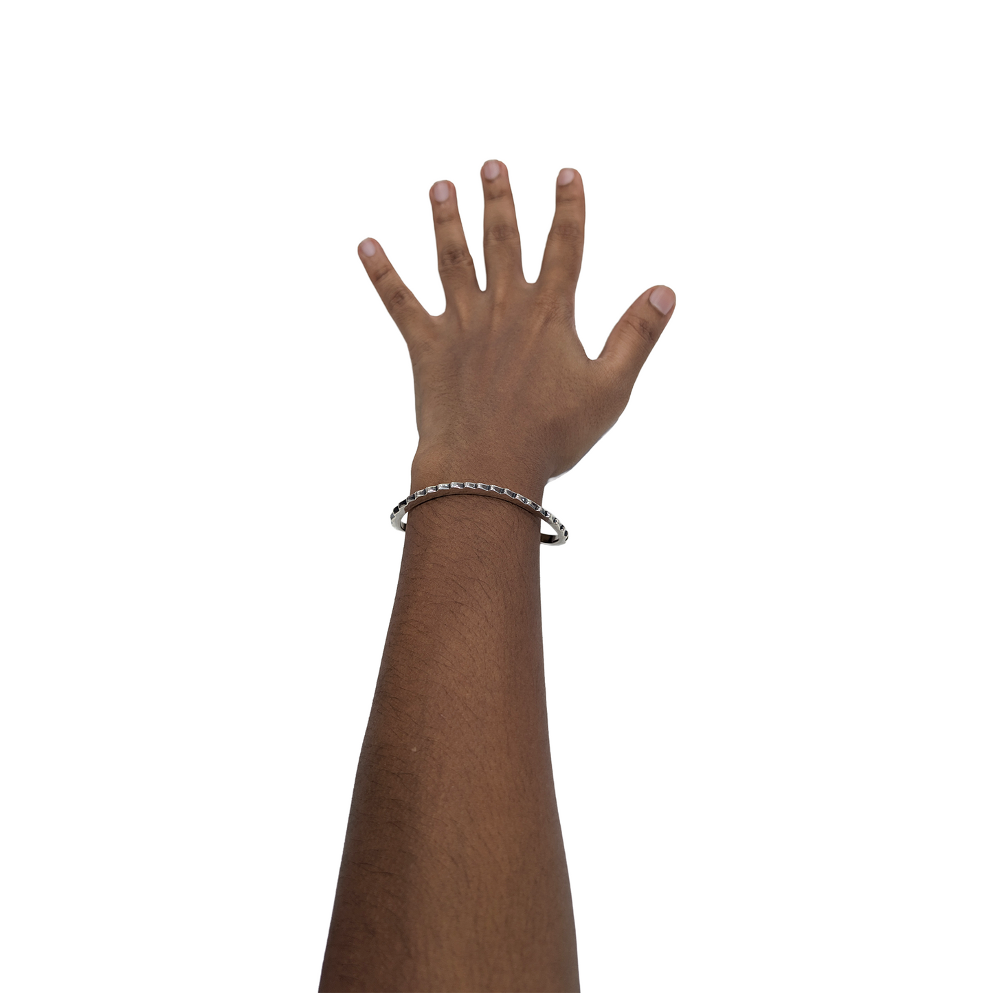 CODY SANDERSON Saw Teeth Cuff Bracelet Silver (SS25)