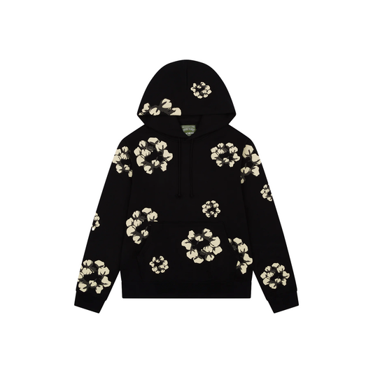 Denim Tears x Cactus Plant Flea Market Tears Wreath Hoodie Black (FW24)