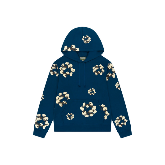 Denim Tears x Cactus Plant Flea Market Tears Wreath Hoodie Navy (FW24)