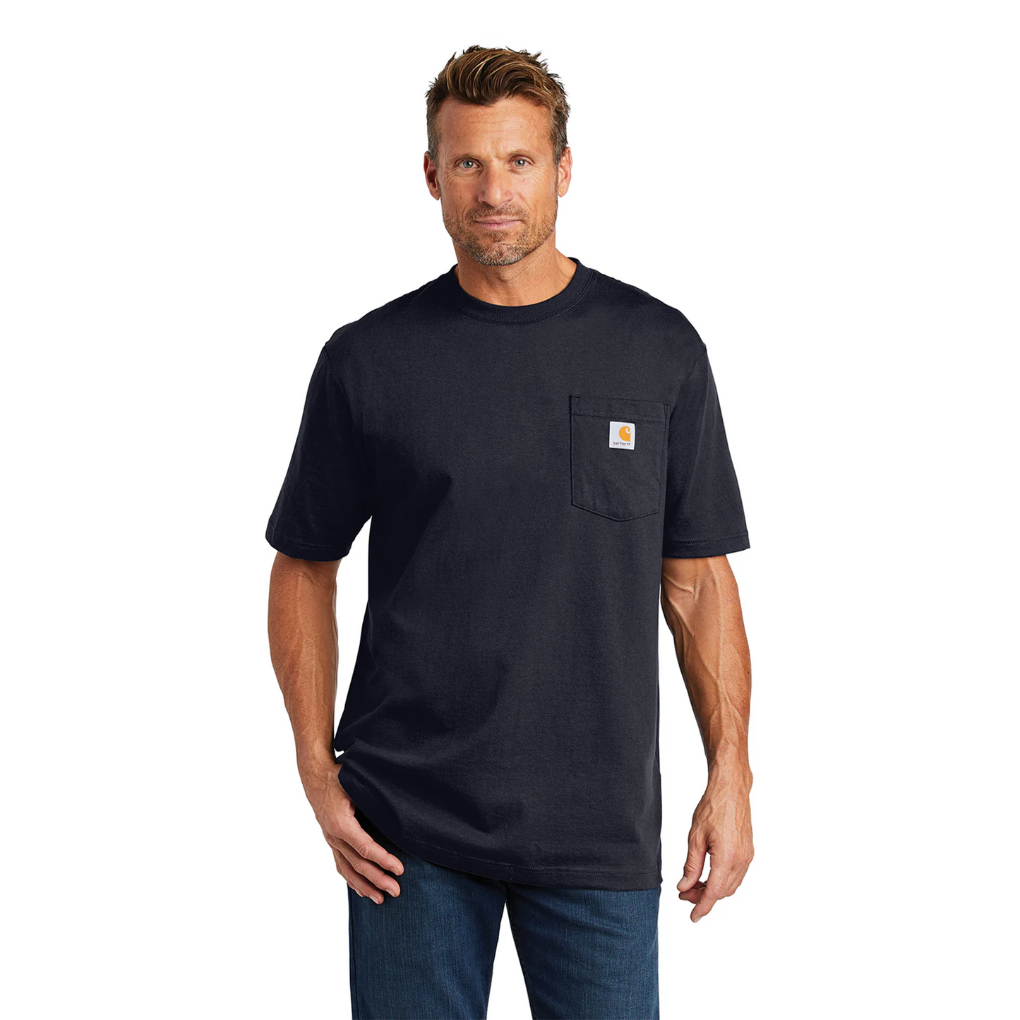 Carhartt Heavyweight K87 Pocket Tee Navy