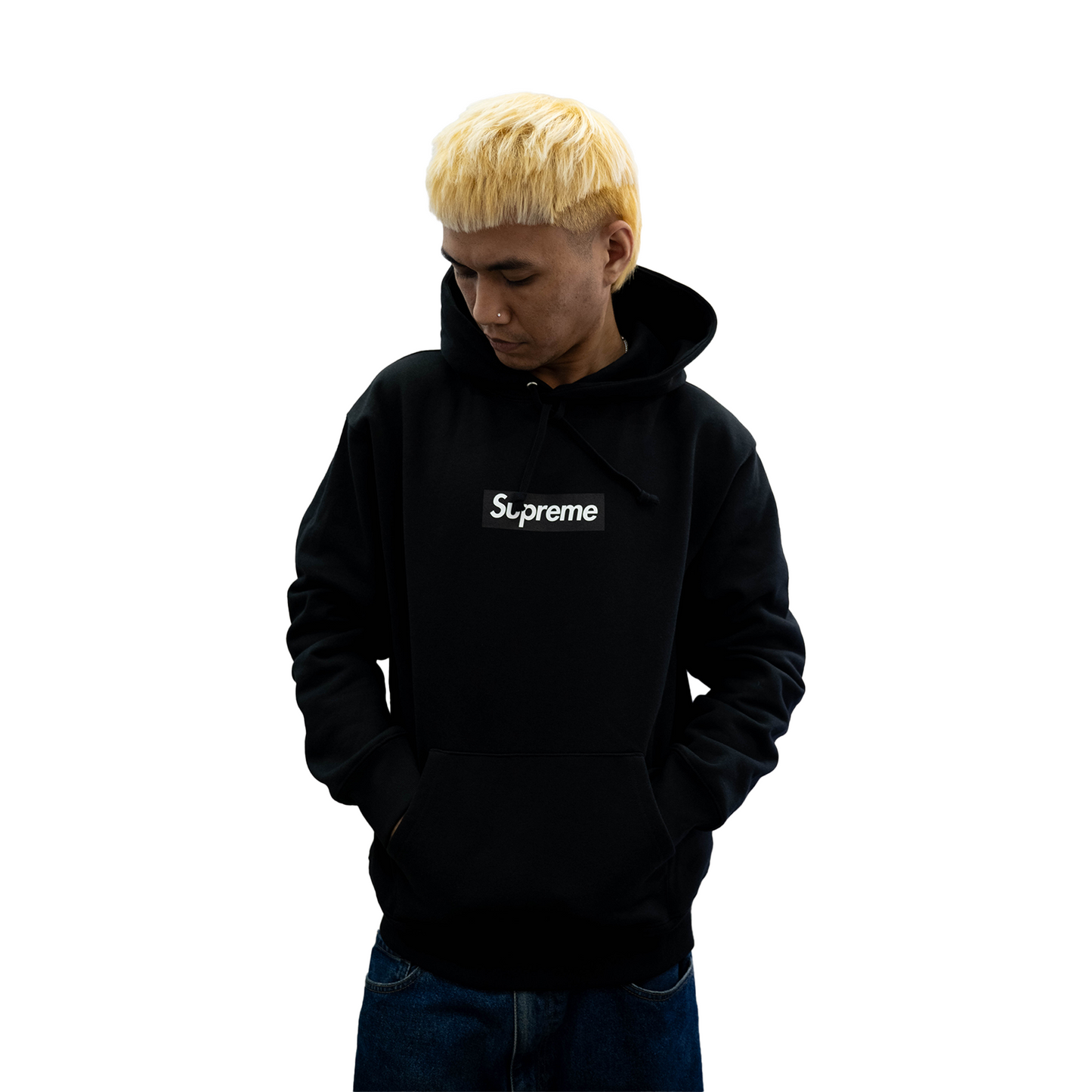 Supreme LA Box Logo Hooded Sweatshirt Black (SS23)