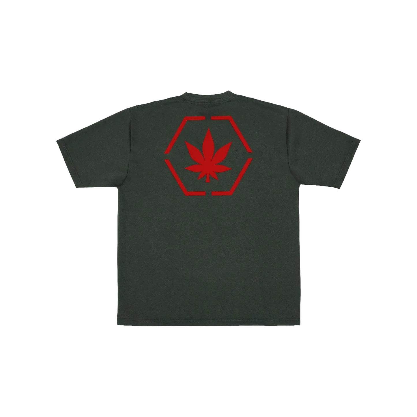 Stoned & Co ® Colours : Genetic Hexagon Tee Dirty Green (FW24)