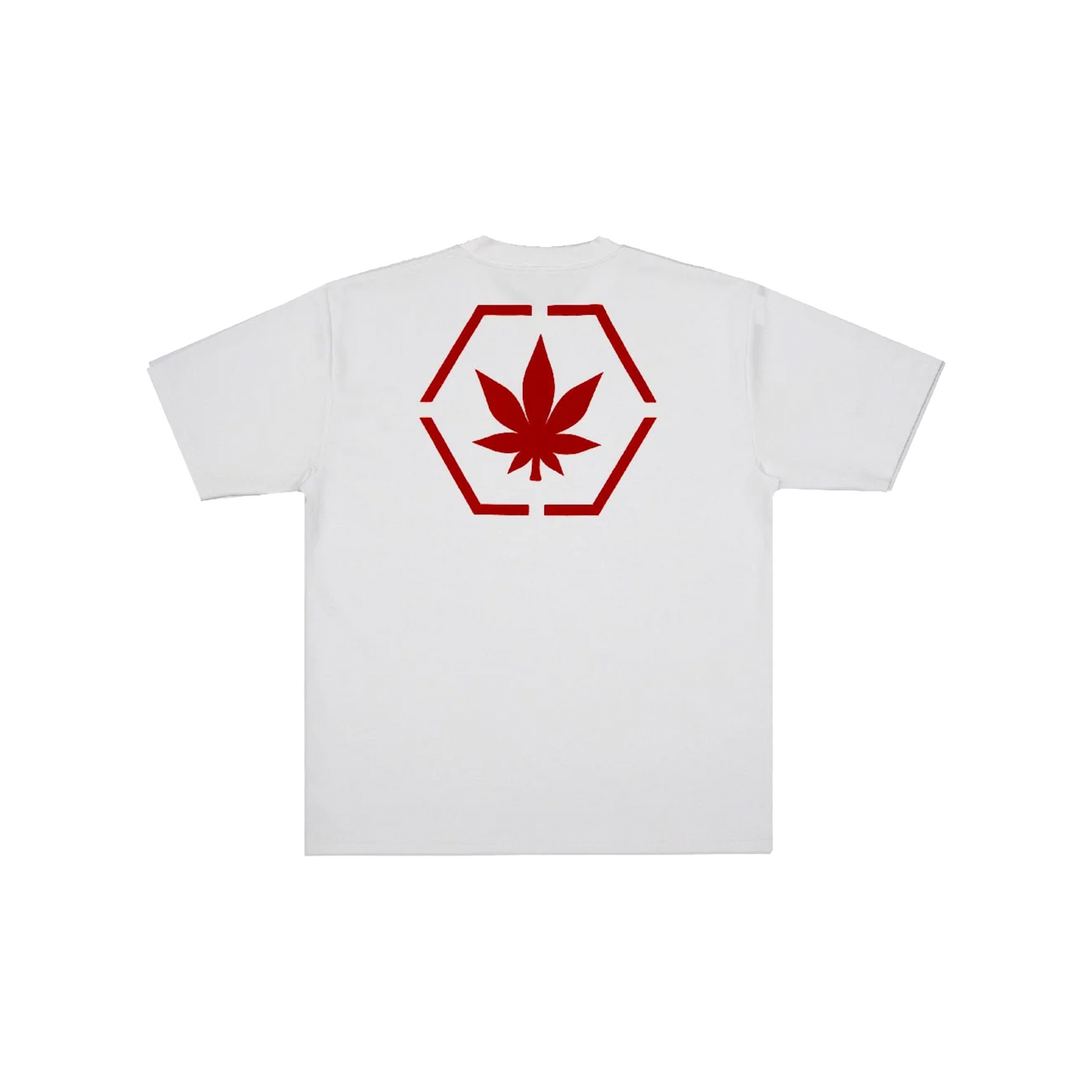 Stoned & Co ® Colours : Genetic Hexagon Tee White (FW24)