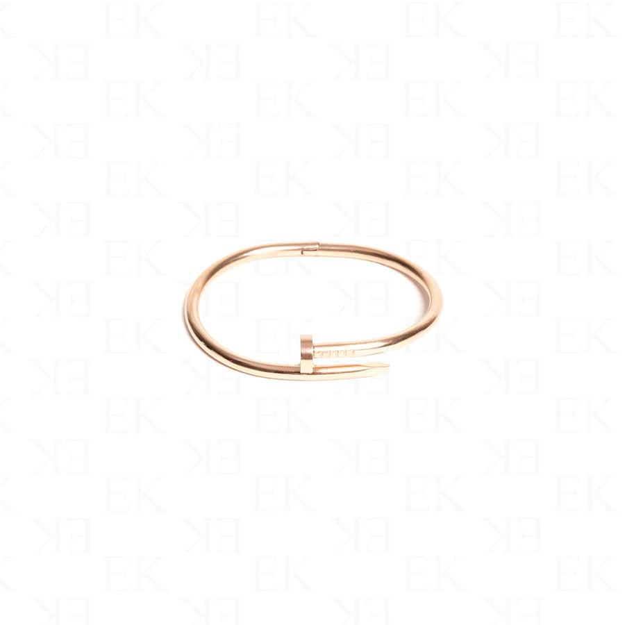 EK Collection Nail Bracelet Rose Gold