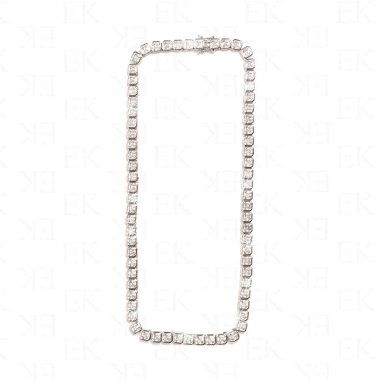 EK Collection Asscher Tenez Chain Silver