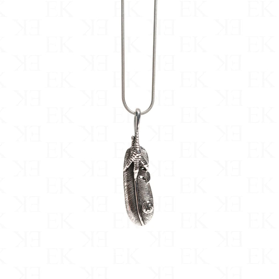 EK Collection Single Feza Necklace Silver