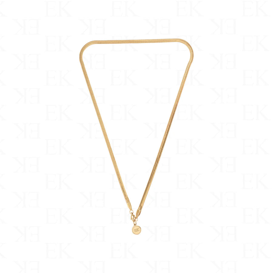 EK Collection Wind Plain Chain Gold