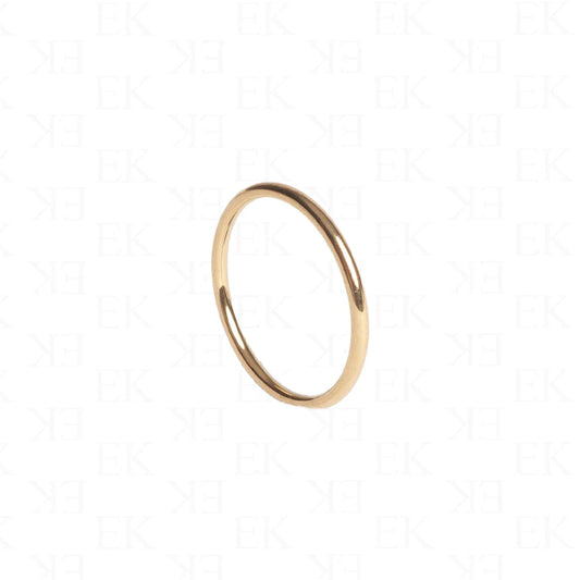 EK Collection Daily Titanium Ring Gold