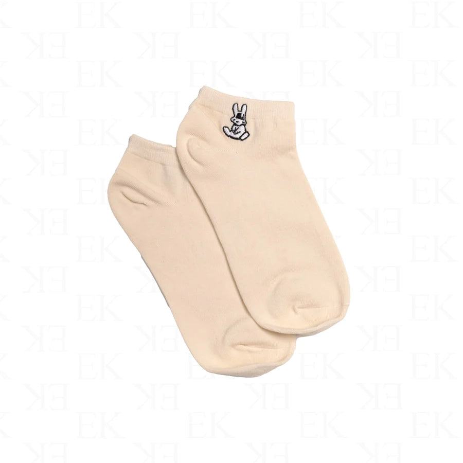 EK Collection Bunny Ankle Socks Beige