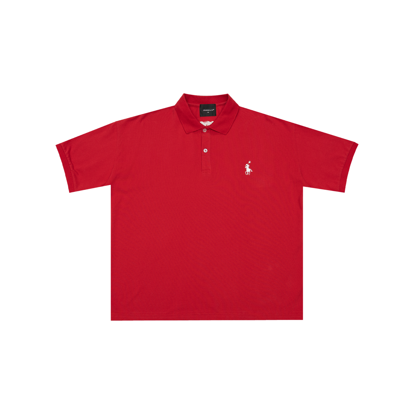 Stoned & Co ® Dark Horse: Classic Polo Red (SS26)