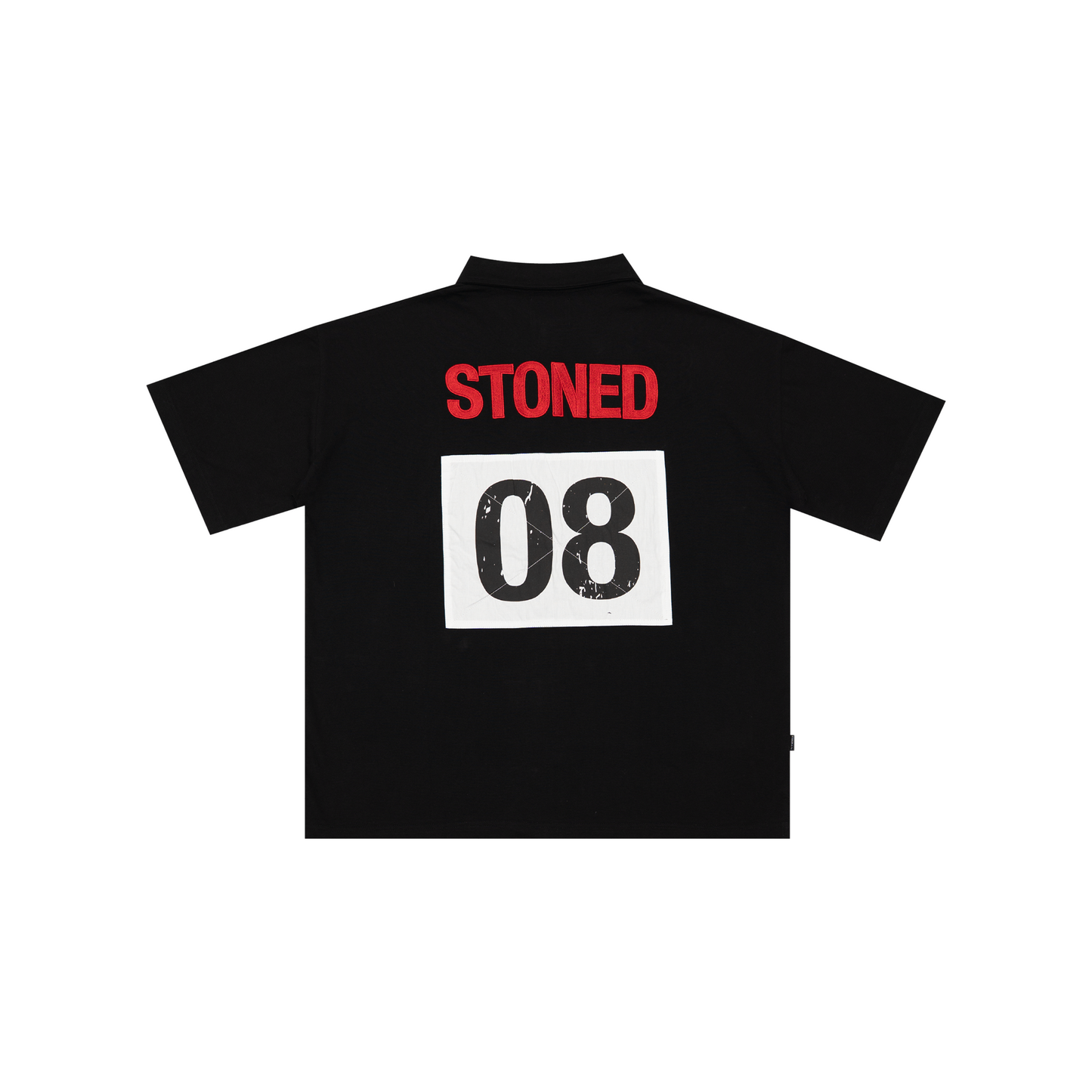 Stoned & Co ® Dark Horse: Eight Women Polo Shirt Black (SS26)