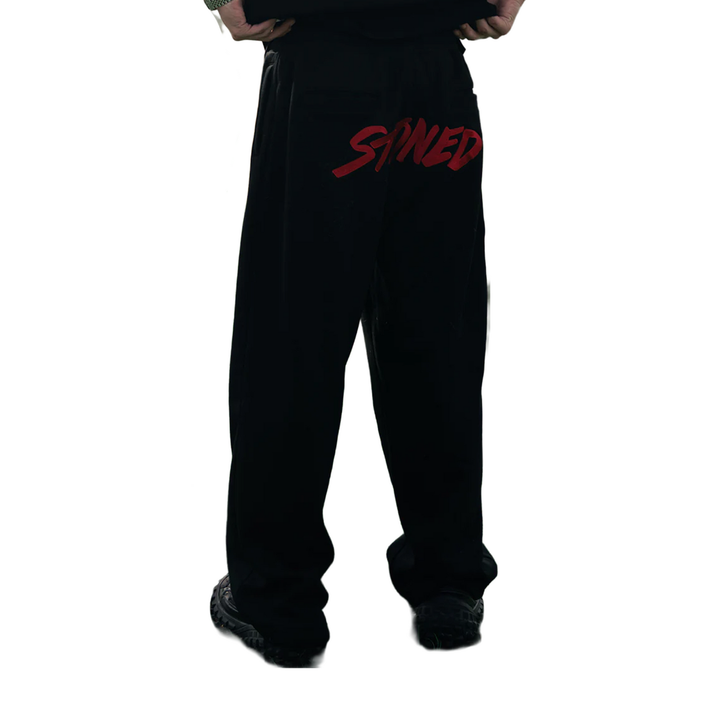 Stoned & Co ® Dark Horse : Polo Sweatpants Black (SS26)