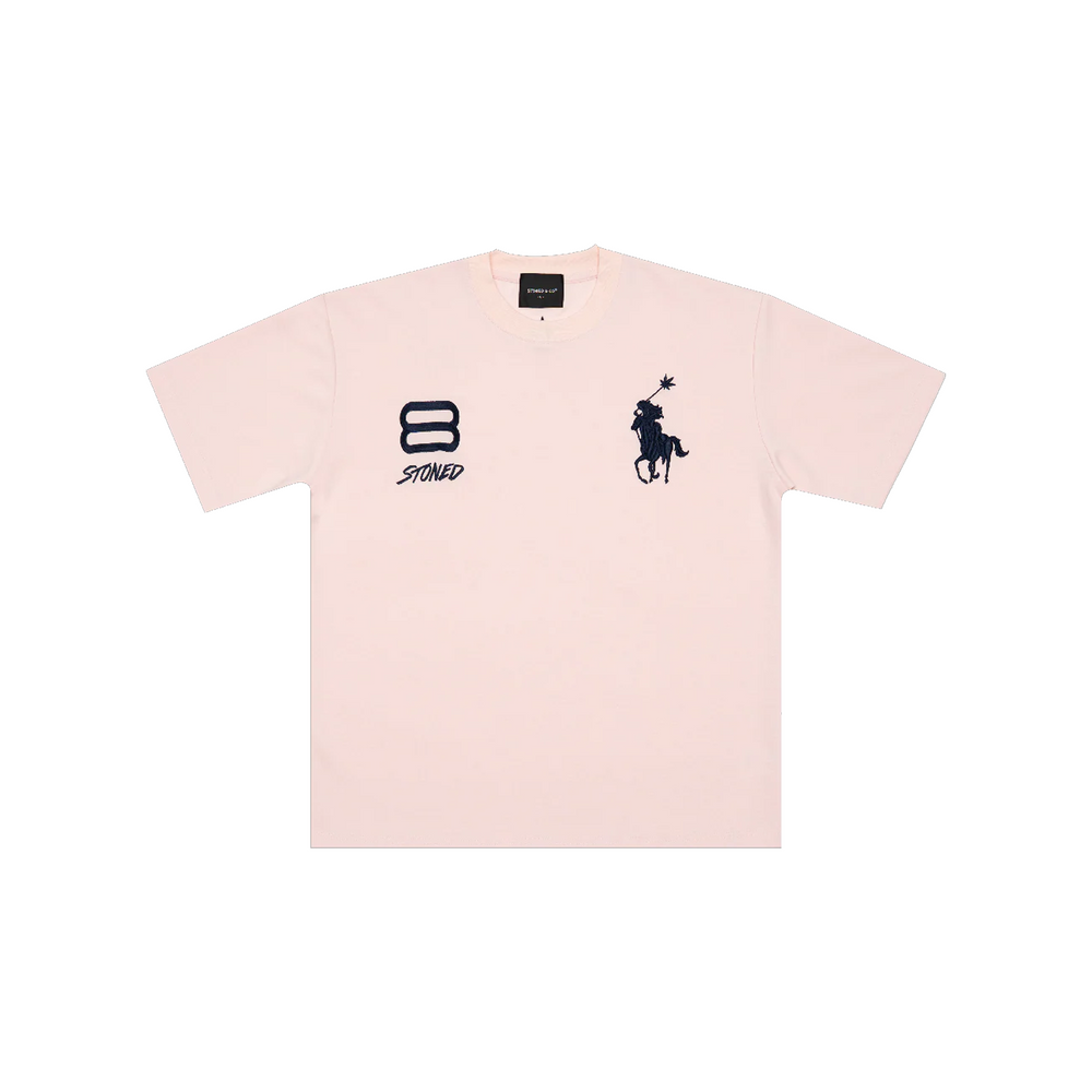 Stoned & Co ® Dark Horse : Polo Tee Pink (SS26)