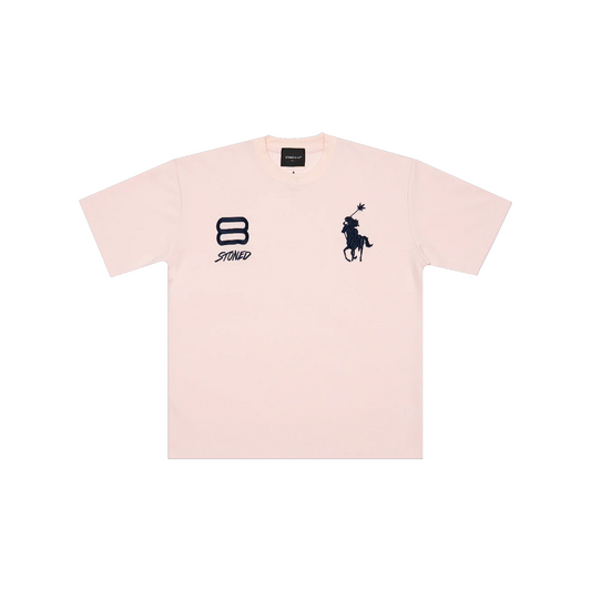 Stoned & Co ® Dark Horse : Polo Tee Pink (SS26)