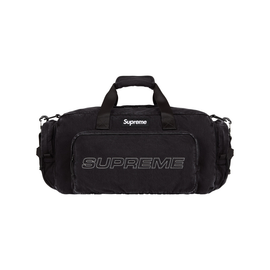 Supreme Denim Duffle Bag Black (FW25)