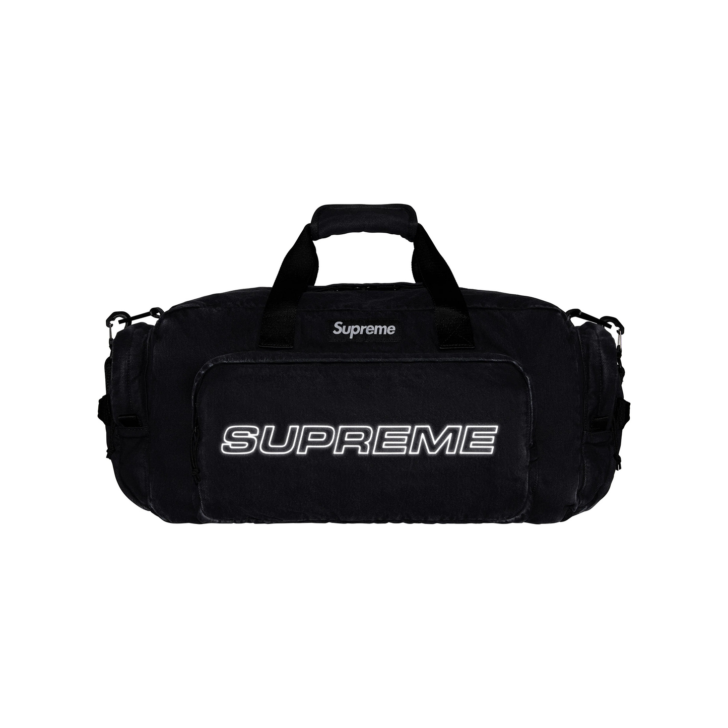 Supreme Denim Duffle Bag Black (FW25)