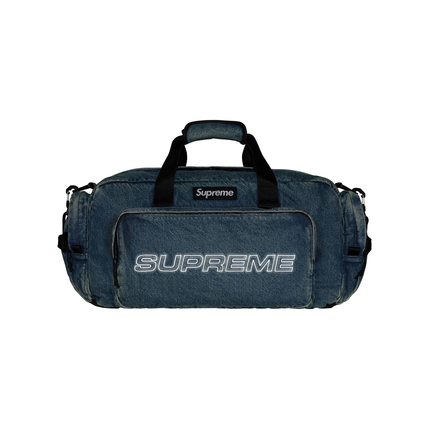 Supreme Denim Duffle Bag Washed Indigo (FW25)