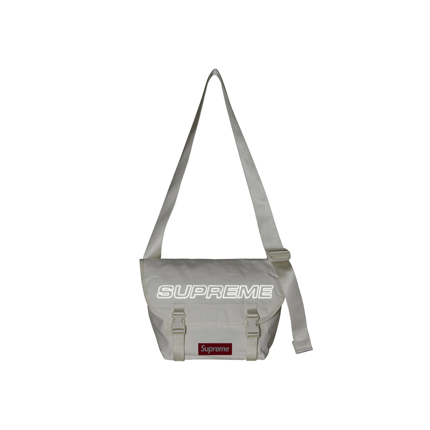 Supreme Denim Messenger Bag White (FW25)
