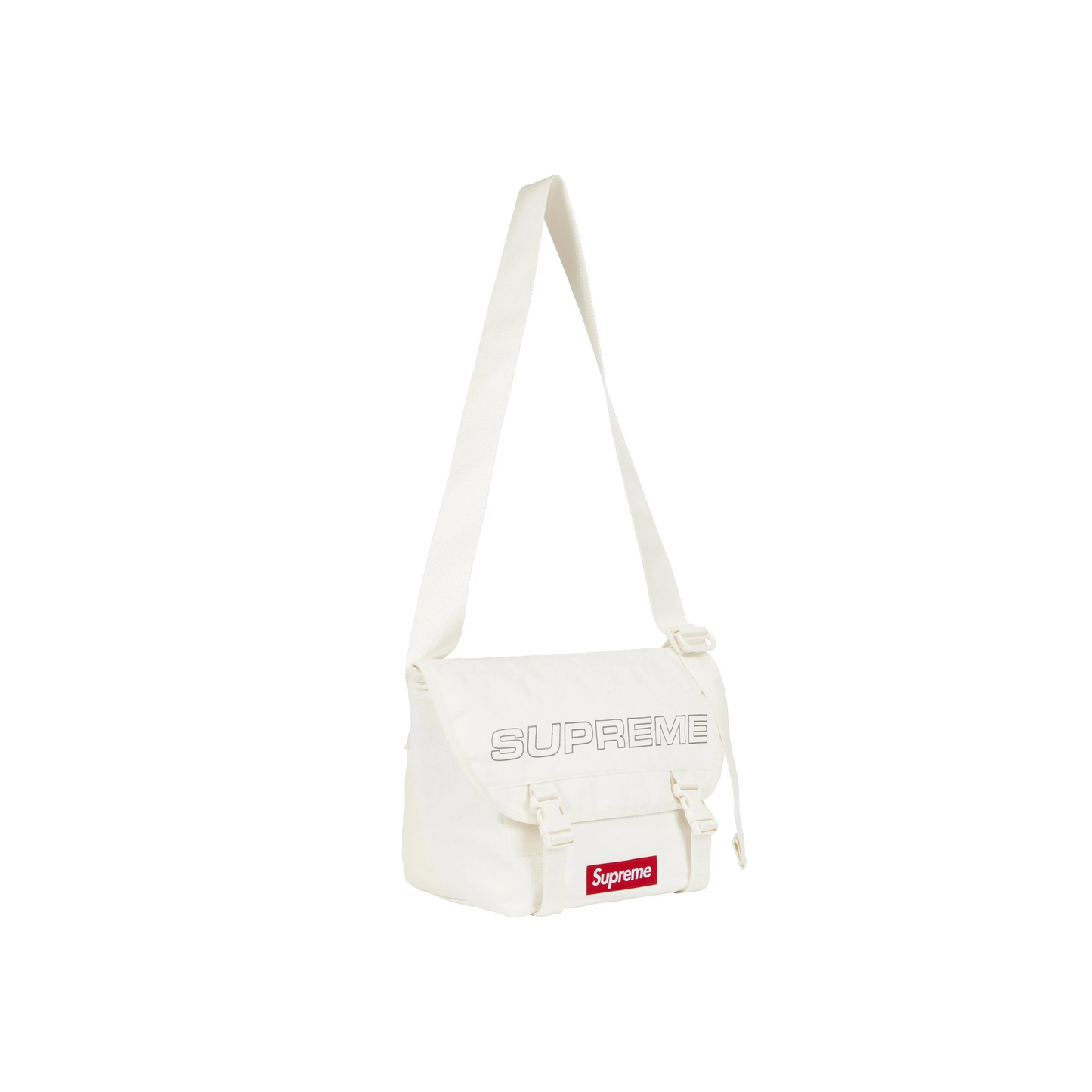 Supreme Denim Messenger Bag White (FW25)