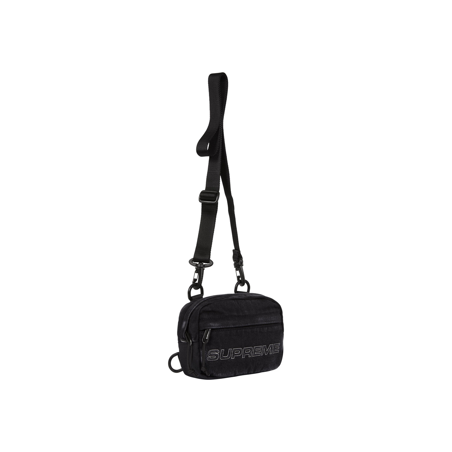 Supreme Denim Mini Shoulder Bag Black (FW25)