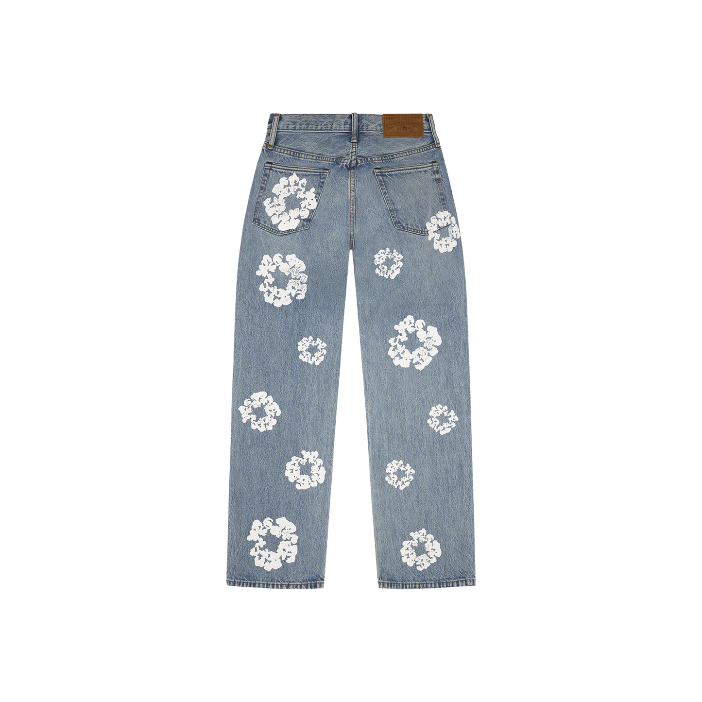 Denim Tears Baggy Cotton Wreath Denim Pants Light Wash (FW25)
