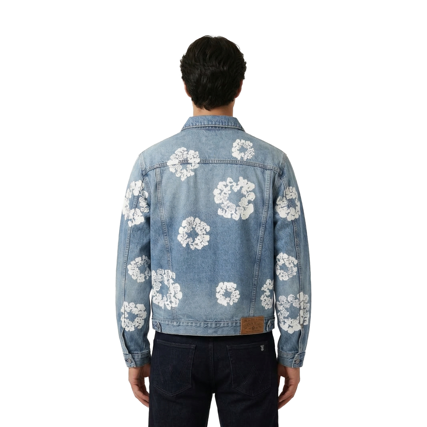 Denim Tears Cotton Wreath Denim Jacket Light Wash (FW25)