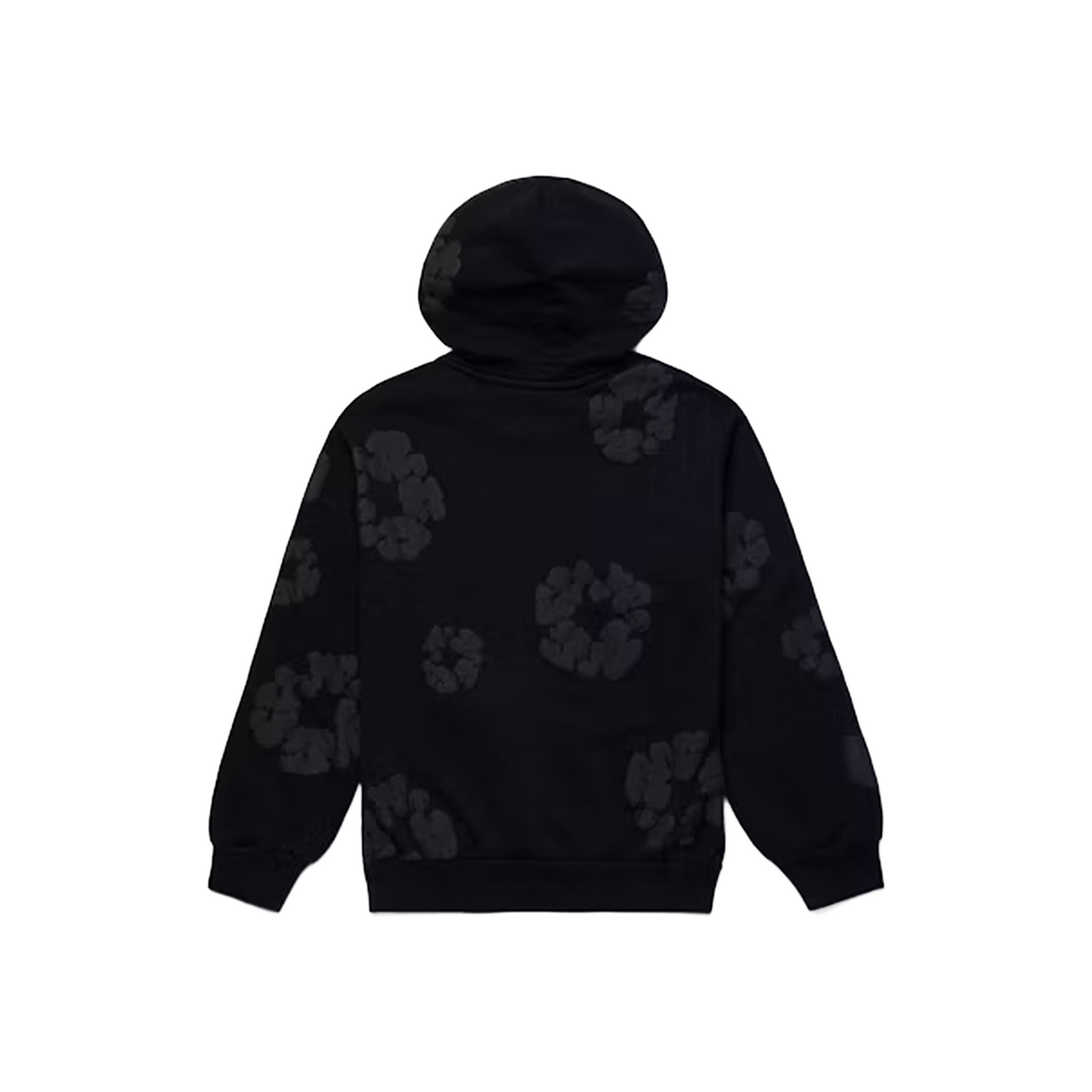 Denim Tears Cotton Wreath Hoodie Black Monochrome (SS24)