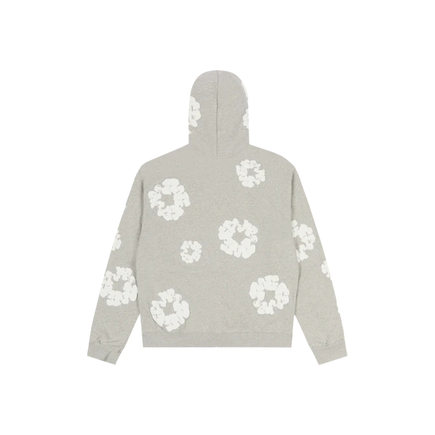 Denim Tears Cotton Wreath Zip-Up Hoodie Grey (SS25)