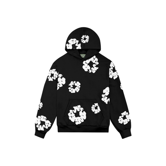 Denim Tears The Cotton Wreath Hoodie Black (FW23)