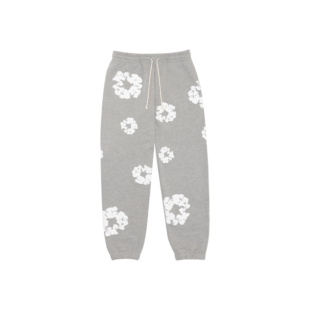 Denim Tears The Cotton Wreath Sweatpants Grey (SS23)