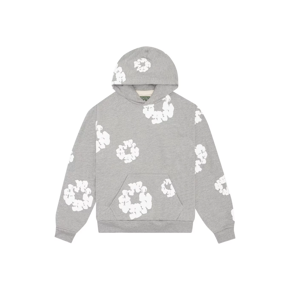 Denim Tears The Cotton Wreath Hoodie Grey (FW23)