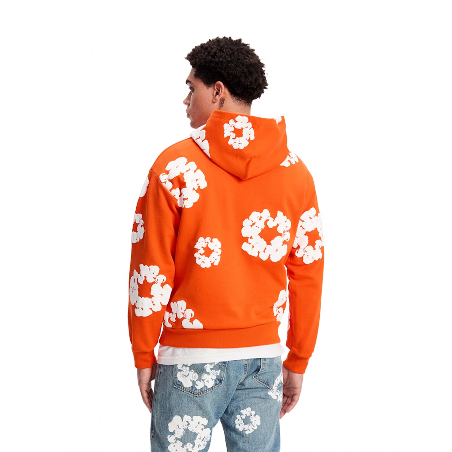 Denim Tears The Cotton Wreath Hoodie Orange (FW23)