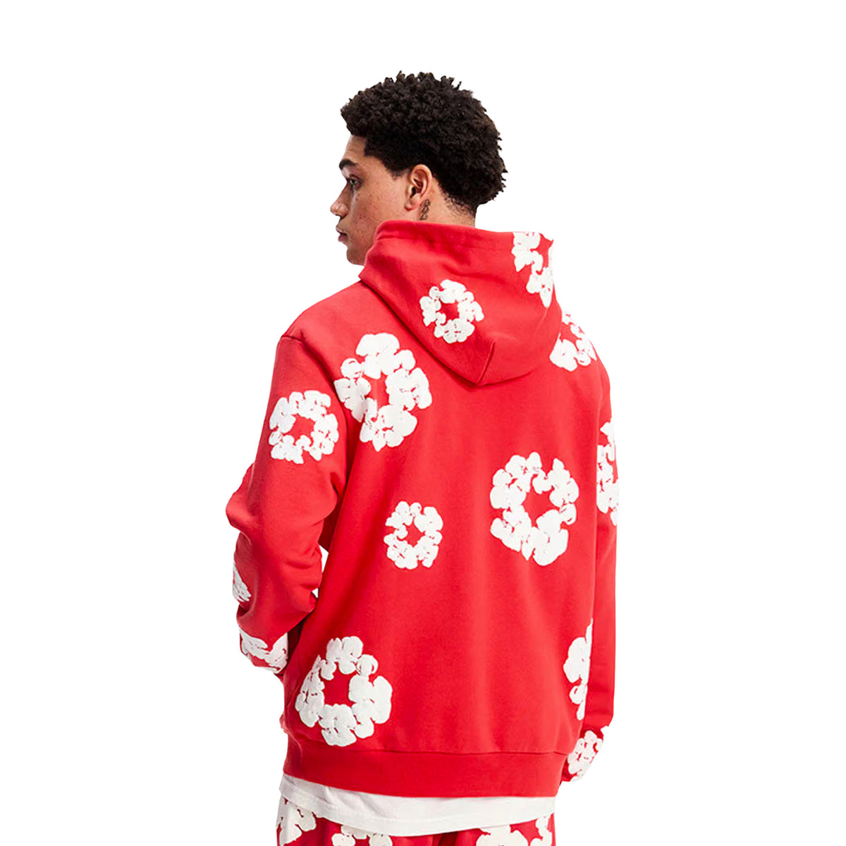 Denim Tears The Cotton Wreath Hoodie Red (FW23)